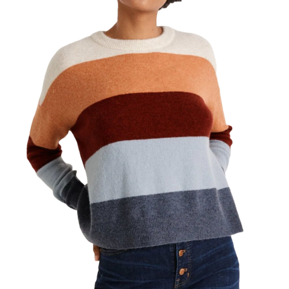 Madewell Crofton Striped Pullover Sweater Size XS